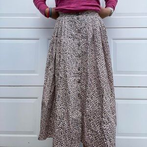 Floral Maxi Skirt